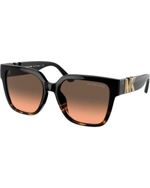 Michael Kors Mk2170U Karlie 390818 Sunglasses Injected Squared Normal Nuanced - Black