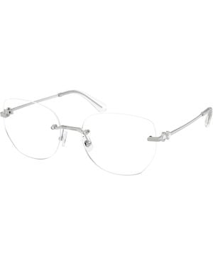 Swarovski Sk1038 4001 Optical Frames Metal Transparent Round Normal - Black