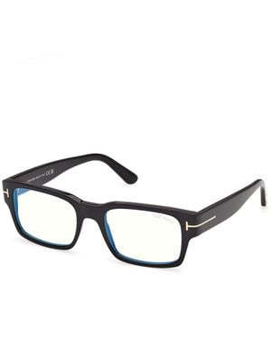 Tom Ford Ft6179-B 1 Optical Frames Acetate Squared Normal - Black