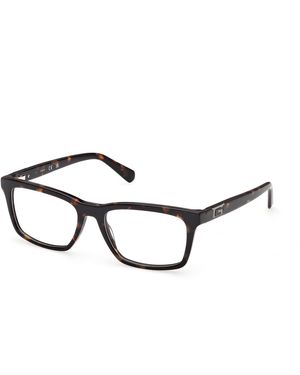 Guess Gu50368 052 Optical Frames Acetate Squared Normal - Black