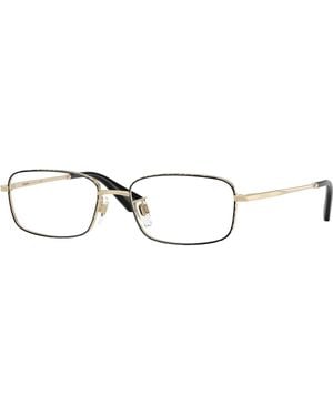 Burberry Be1402D 1326 Optical Frames Metal Transparent Squared Normal - Black