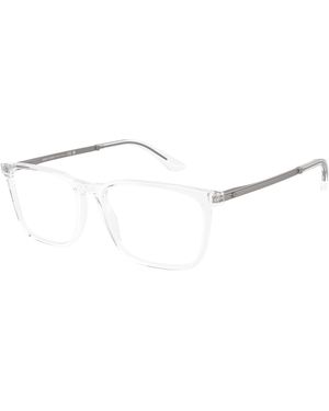 Giorgio Armani Ar7249 6344 Optical Frames Acetate Squared Normal - Black