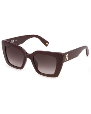 Furla Sfu836 0G96 Sunglasses Acetate Squared Normal Nuanced - Black