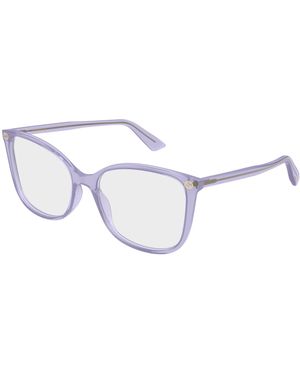 Gucci Gg0026O 027 Optical Frames Acetate Transparent Cat Eye - Black