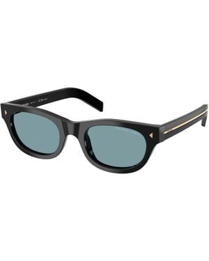 Prada Pr C09S 16K04D Sunglasses Acetate Cat Eye Polarized - Black