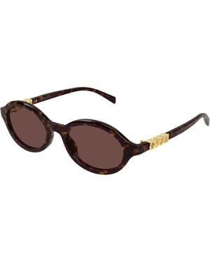 Gucci Gg2153S 002 Sunglasses Acetate Round - Black