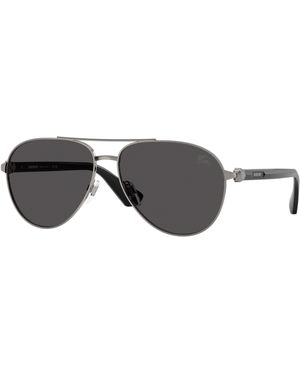 Burberry Be3167 100387 Sunglasses Metal Pilot Normal - Black