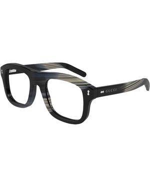 Gucci Gg1712S 003 Sunglasses Acetate Transparent Pilot - Black
