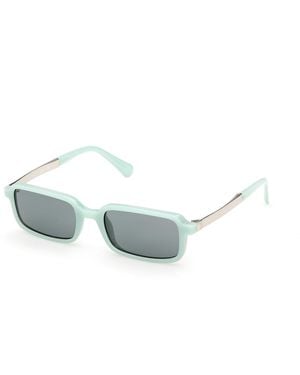 MAX&Co. Mo0159 93N Sunglasses Injected Squared Normal - Black