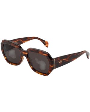 Retrosuperfuture Rwi Nala Striata Sunglasses Acetate Squared Normal - Black