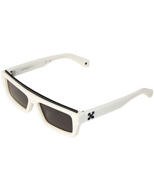 Off-White c/o Virgil Abloh Ow1048 Elizabeth S 107 Sunglasses Acetate Squared Normal - Black