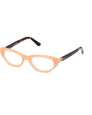Guess Gu50395 44 Optical Frames Acetate Round Normal - Black