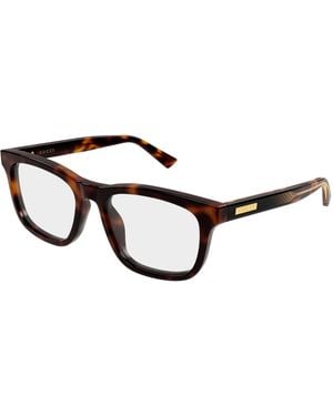 Gucci Gg2250Ol 002 Optical Frames Acetate Transparent Squared - Black
