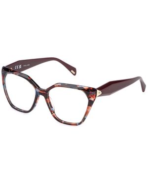 Police Vplr18 New Clue 1 09Uv Optical Frames Acetate Geometric - Black