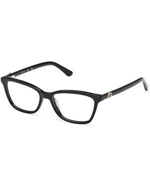 Guess Gu50310 001 Optical Frames Acetate Squared Normal - Black