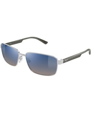 Maui Jim Mj0362S 005 Sunglasses Metal Squared - Black