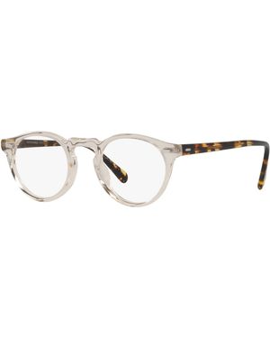 Oliver Peoples Ov5186 Gregory Peck 1485 Optical Frames Acetate Transparent Pantos Normal - Black