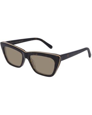 Stella McCartney Sc0188S 006 Outlet Sunglasses Acetate Squared Normal - Black