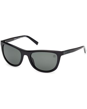Timberland Tb00058 01R Sunglasses Injected Squared Polarized - Black
