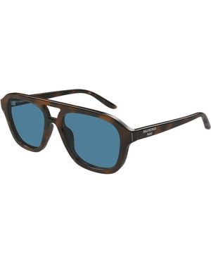 Balenciaga Bb0525S 003 Sunglasses Acetate Pilot - Black