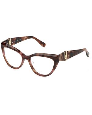 Furla Vfu867 01Gq Optical Frames Acetate Butterfly - Black