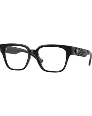 Burberry Be2471U 3001 Optical Frames Injected Transparent Squared Normal - Black