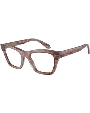Giorgio Armani Ar7240 5976 Optical Frames Acetate Transparent Cat Eye Normal - Black