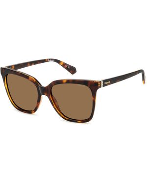 Polaroid Pld 4155/S/X 086/Sp Sunglasses Plastic Squared Polarized - Black