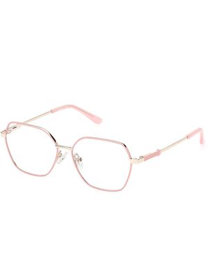 Guess Gu9223 072 Optical Frames Metal Geometric Normal - Black