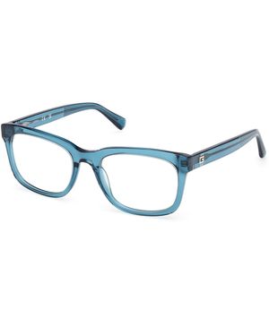 Guess Gu50251 087 Optical Frames Acetate Squared Normal - Black