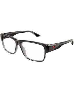PUMA Pu0408O 003 Optical Frames Injected Transparent Squared - Black