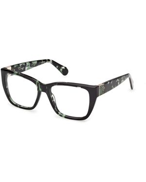 MAX&Co. Mo5213 055 Optical Frames Acetate Squared Normal - Black