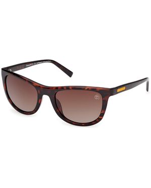 Timberland Tb00058 52H Sunglasses Injected Squared Polarized - Black