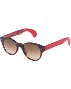 Lozza Sl1913V Macho 9Ajm Sunglasses Acetate Pantos Normal Shaded - Black