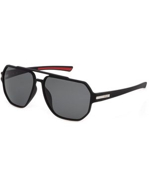 Fila Sfi301 U28P Sunglasses Injected Pilot Polarized - Black
