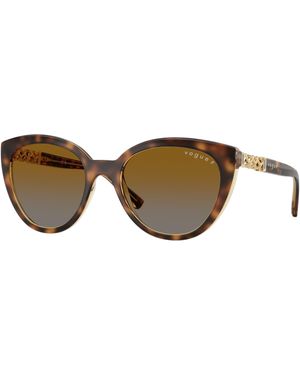 Vogue Eyewear Vo5634Sb 1508T5 Sunglasses Nylon Cat Eye Polarized Shaded - Black