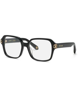 Roberto Cavalli Vrc074M 700 Optical Frames Acetate Squared - Black