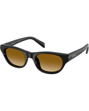 Prada Pr C08S 16K10X Sunglasses Acetate Cat Eye Normal Nuanced - Black