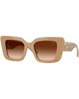 Burberry Be4476 399074 Sunglasses Acetate Cat Eye Normal Nuanced - Black