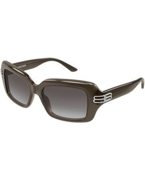 Balenciaga Bb0465S 004 Sunglasses Acetate Squared - Black