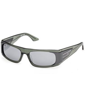 Gcds Gd0073 98C Sunglasses Acetate Smoke Squared Normal - Grey