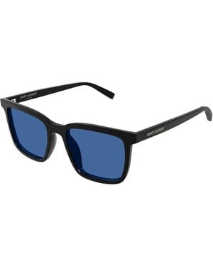 Saint Laurent Sl 500 007 Sunglasses Acetate Squared - Black