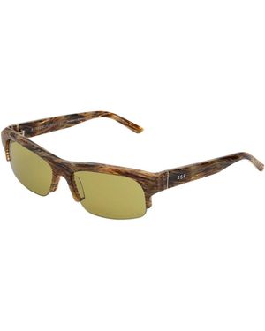 Retrosuperfuture Umq Scatto Graffiato Sunglasses Acetate Geometric Normal - Black