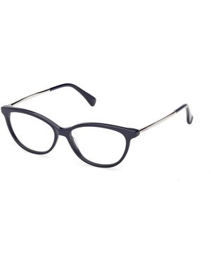 Max Mara Mm5236 001 Optical Frames Acetate Round Normal - Black