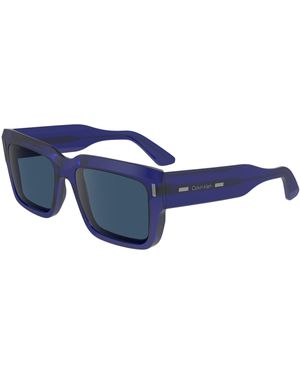 Calvin Klein Ck23538S 400 Sunglasses Acetate Squared Normal Normal - Black