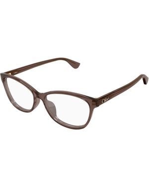 Chloé Ch0394Ol 008 Optical Frames Acetate Transparent Cat Eye - Black