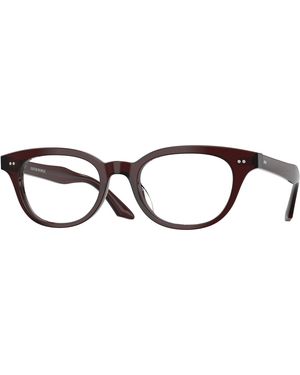 Oliver Peoples Ov5618U Madelon 1817 Optical Frames Acetate Transparent Geometric Normal - Black