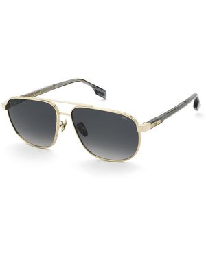 Lozza Sl2454M Crescendo 2 300 Sunglasses Metal Smoke Squared Normal Nuanced - Black