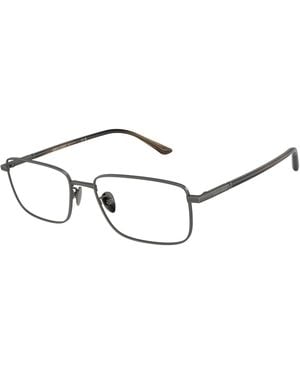 Giorgio Armani Ar5133 3259 Optical Frames Steel Transparent Squared Normal - Black