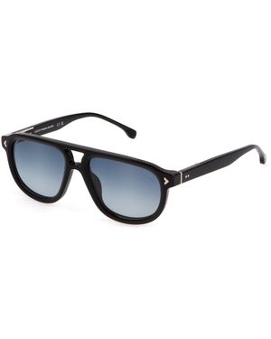 Lozza Sl4330 Zilo 2.0 700Y Sunglasses Acetate Squared Normal Shaded - Black